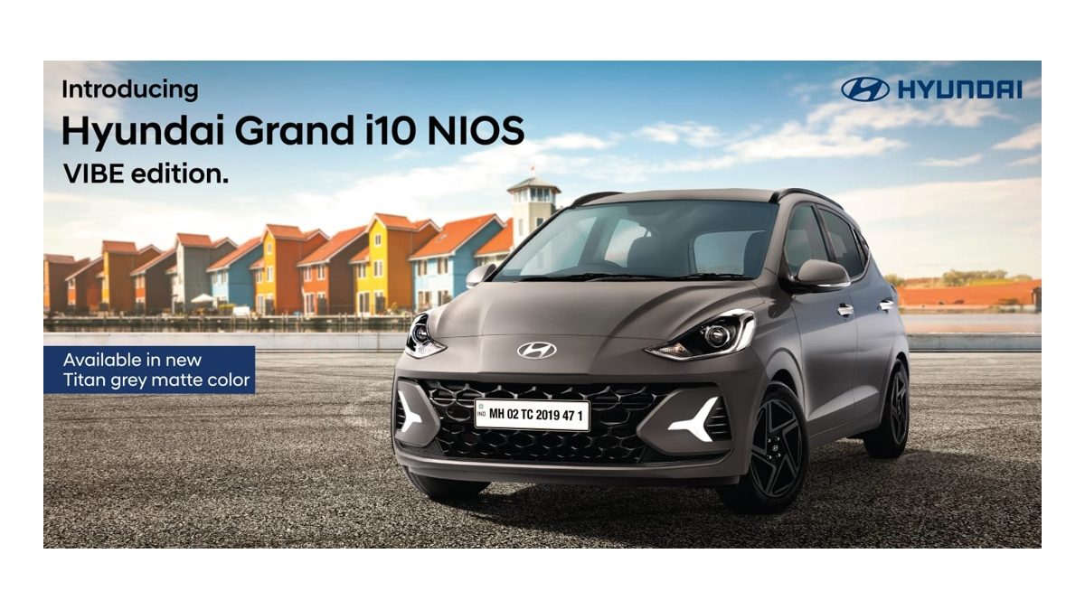Hyundai Grand i10 NIOS VIBE Edition Launched with Dashcam and New Matte Colour