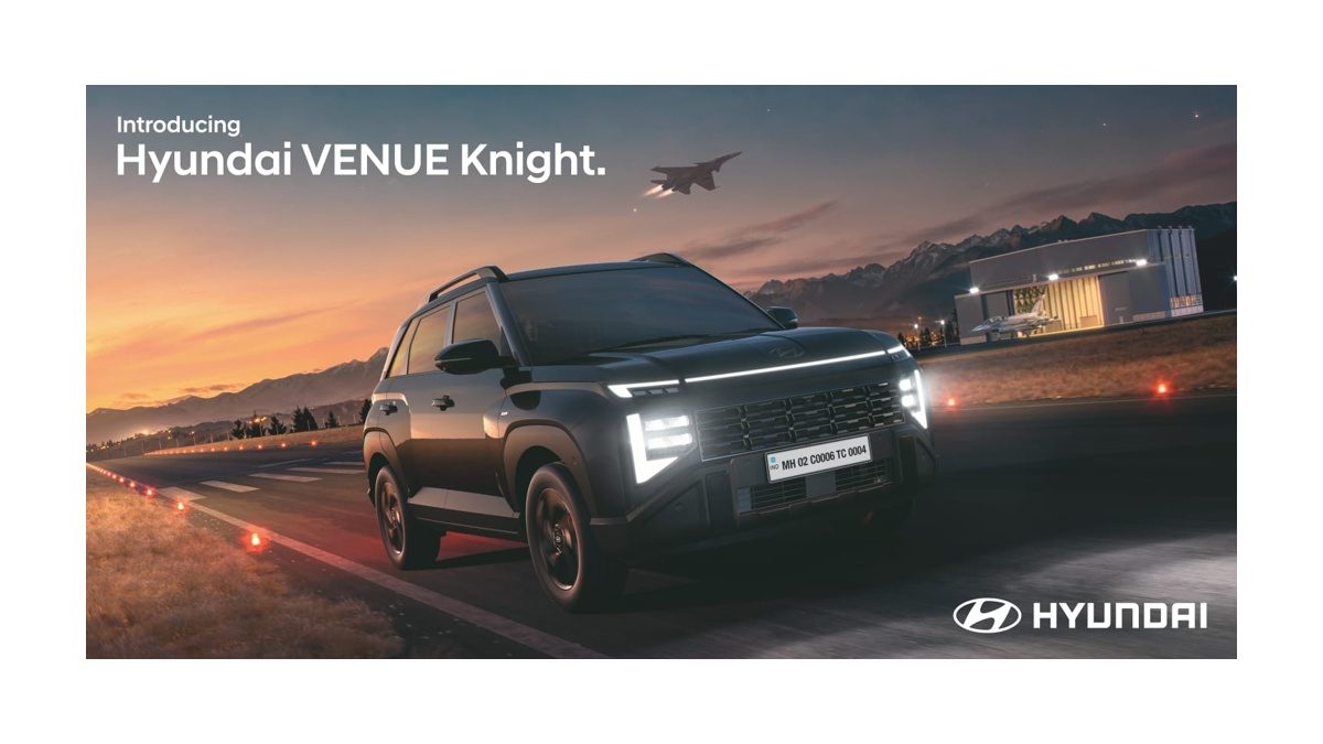 Hyundai Venue Knight Launched in India with Blacked-Out Styling, New Features and Matte Colours