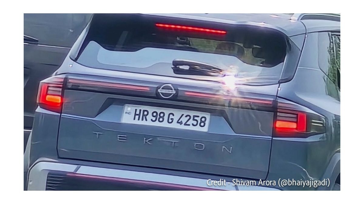 Nissan Tekton Rear Design Leaks Ahead Of July 9 Debut; TVC Shoot Image Surfaces